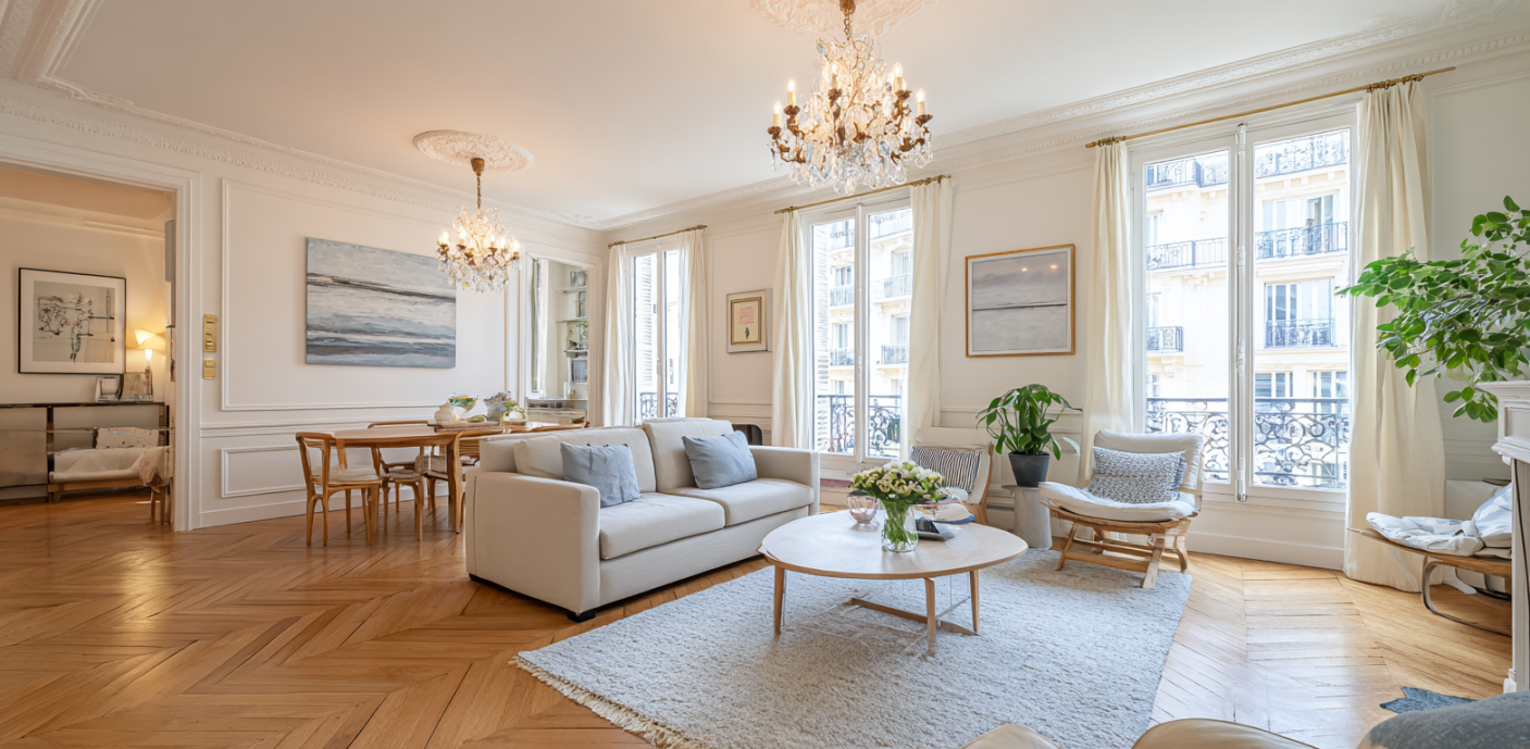 Appartement parisien lumineux